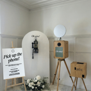 Rustic Photobooth + Video Guestbook Package